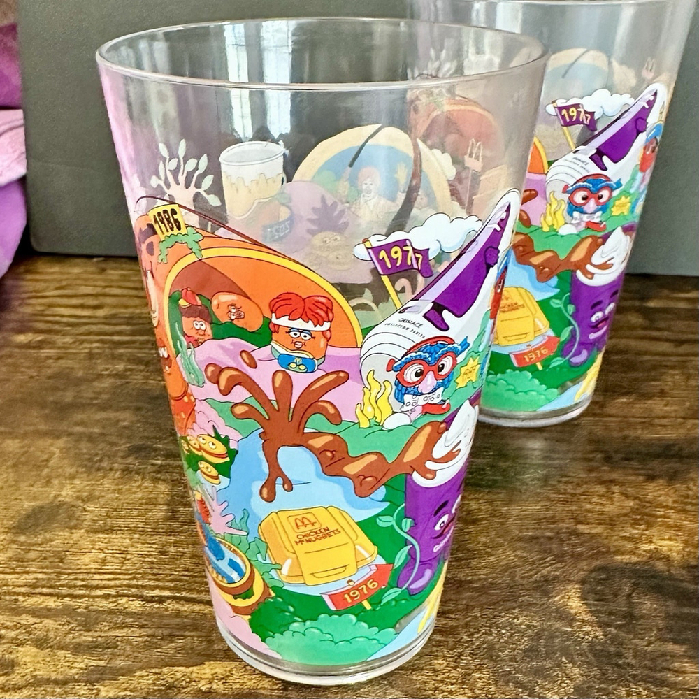 Set of 4 McDonald’s 2024 Collectors Edition Cup McDonalds Limited Collectable - Picture 2 of 8